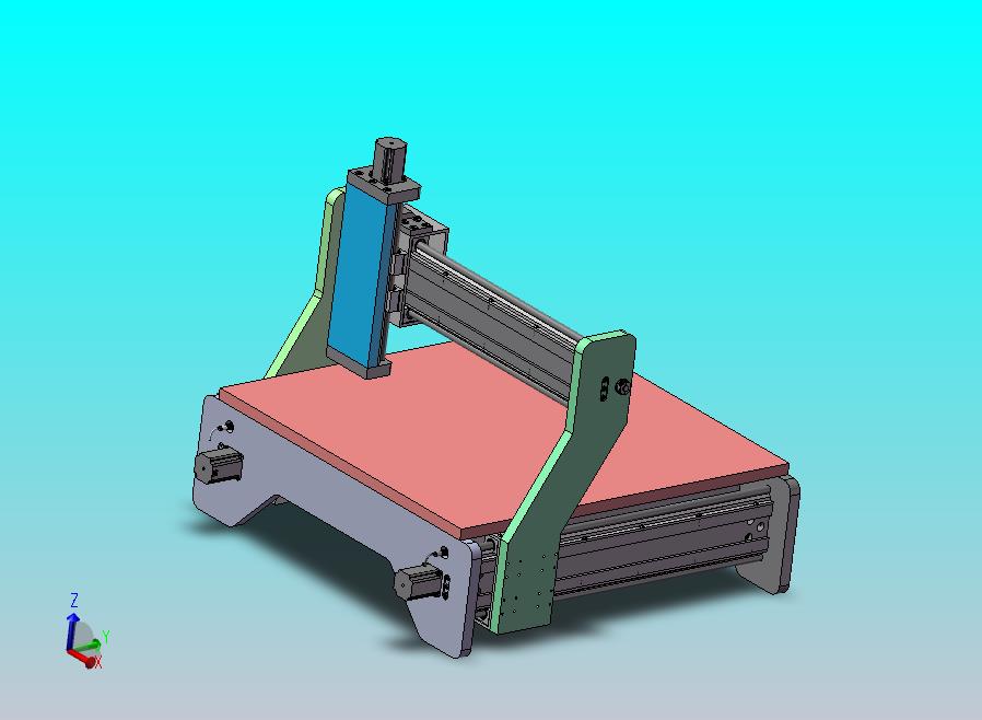 800×800数控铣床模型