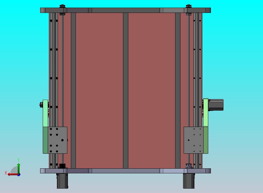 800×800数控铣床模型