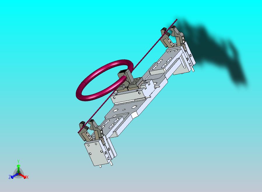 线材夹爪搬运机械手机构