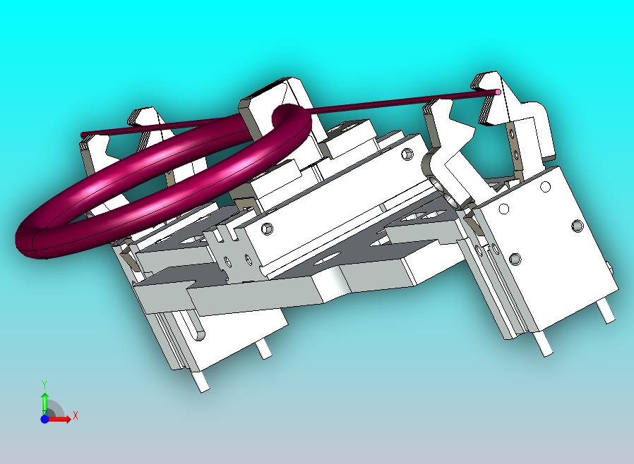 线材夹爪搬运机械手机构
