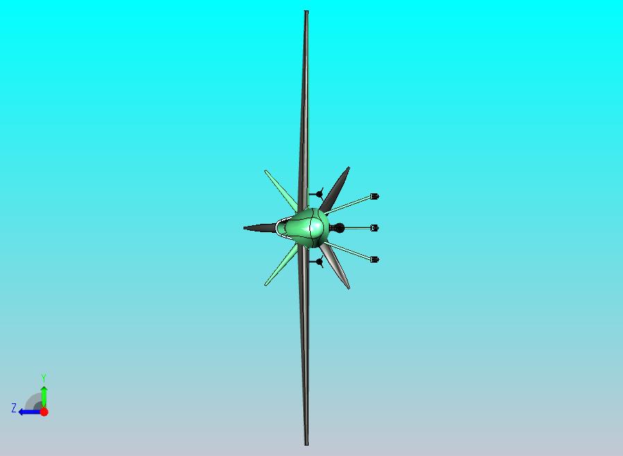 尾推式固定翼无人机