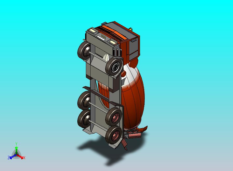 混凝土搅拌车模型