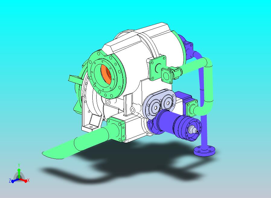 双螺杆压缩机模型
