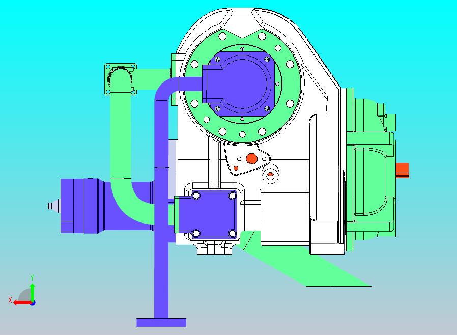 双螺杆压缩机模型