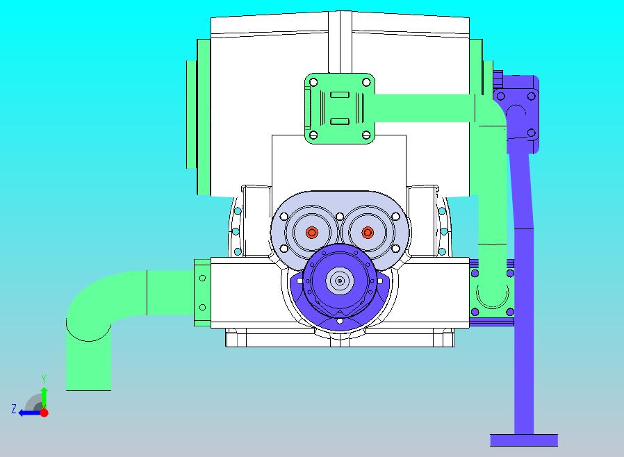 双螺杆压缩机模型