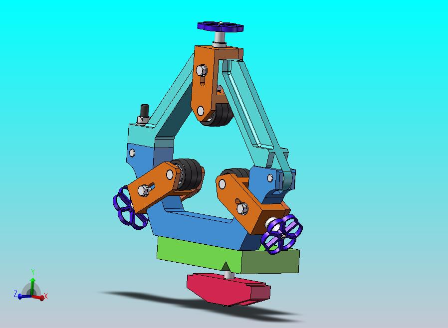 自定心钢管夹具