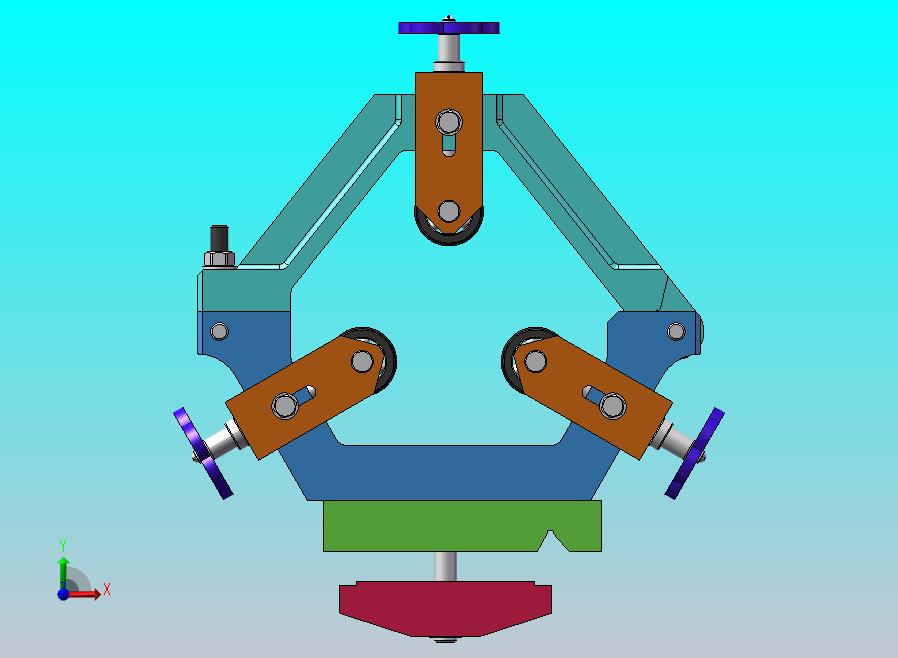自定心钢管夹具