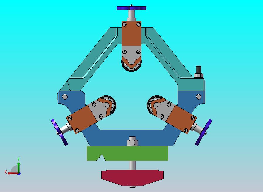 自定心钢管夹具