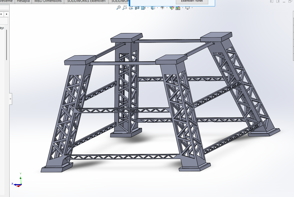 模块化格构式水塔支撑结构 (1)
