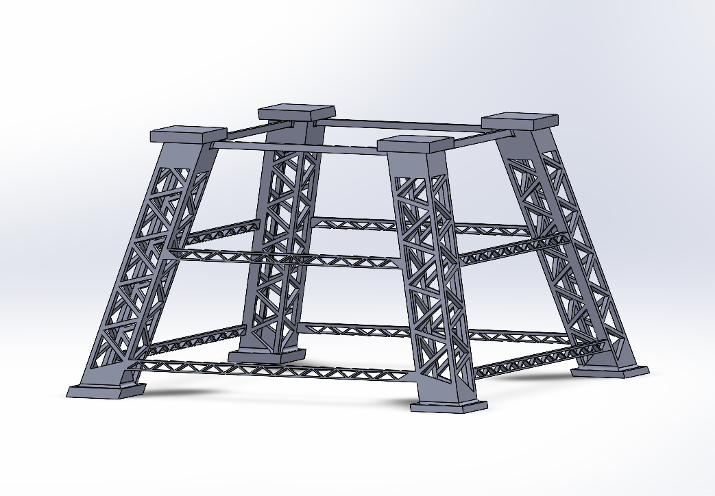 模块化格构式水塔支撑结构 (1)