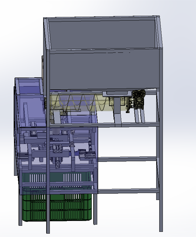 带单独小袋的颗粒材料包装机