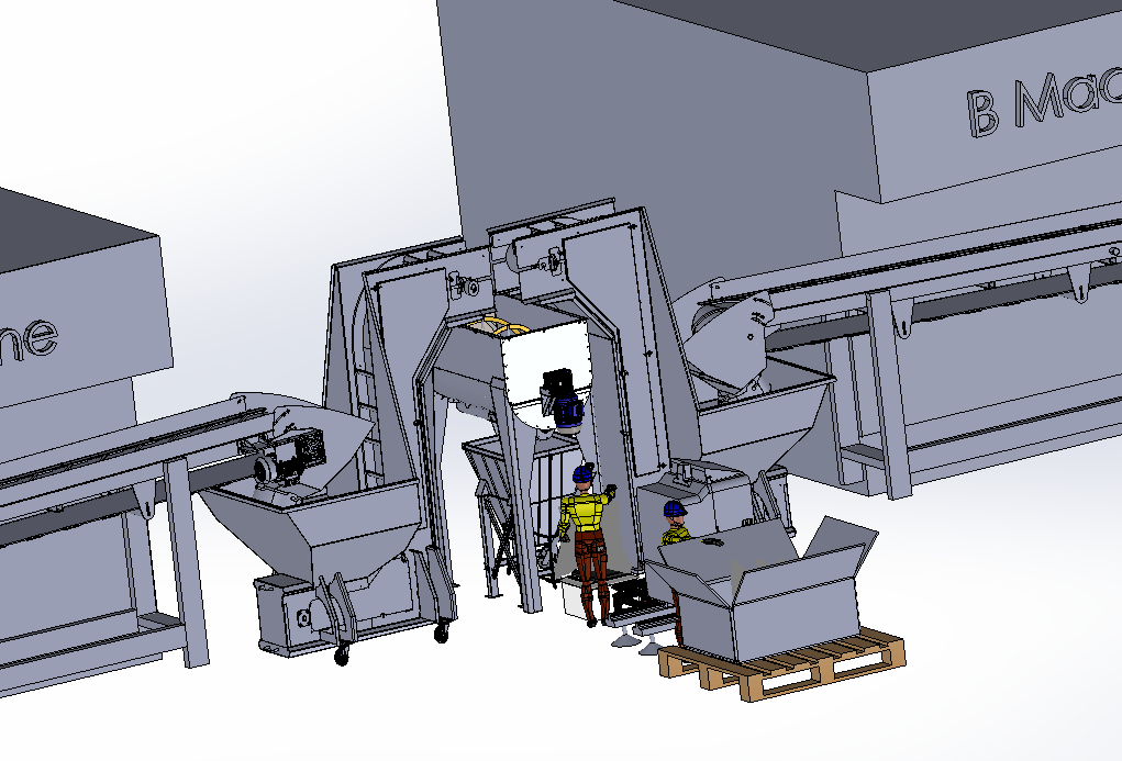 物料混合和包装系统
