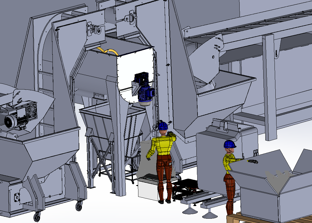 物料混合和包装系统