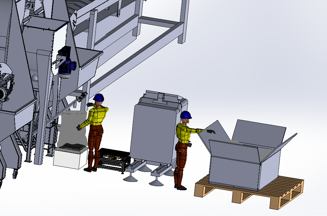 物料混合和包装系统