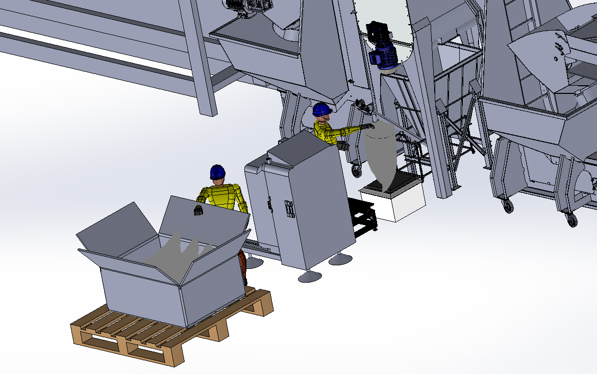 物料混合和包装系统