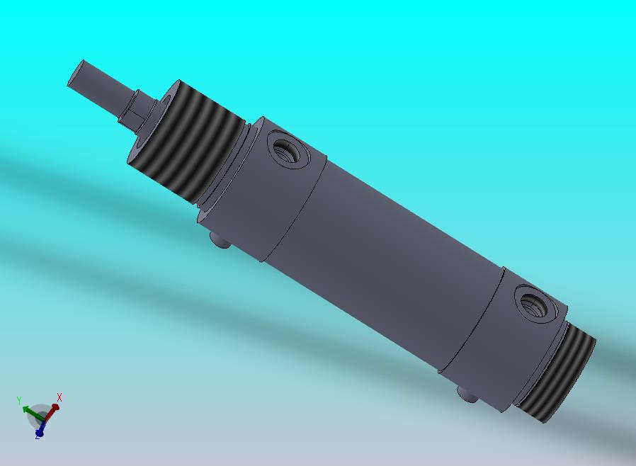 圆形气缸40x16x26毫米