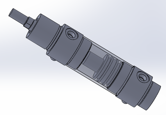 圆形气缸40x16x26毫米