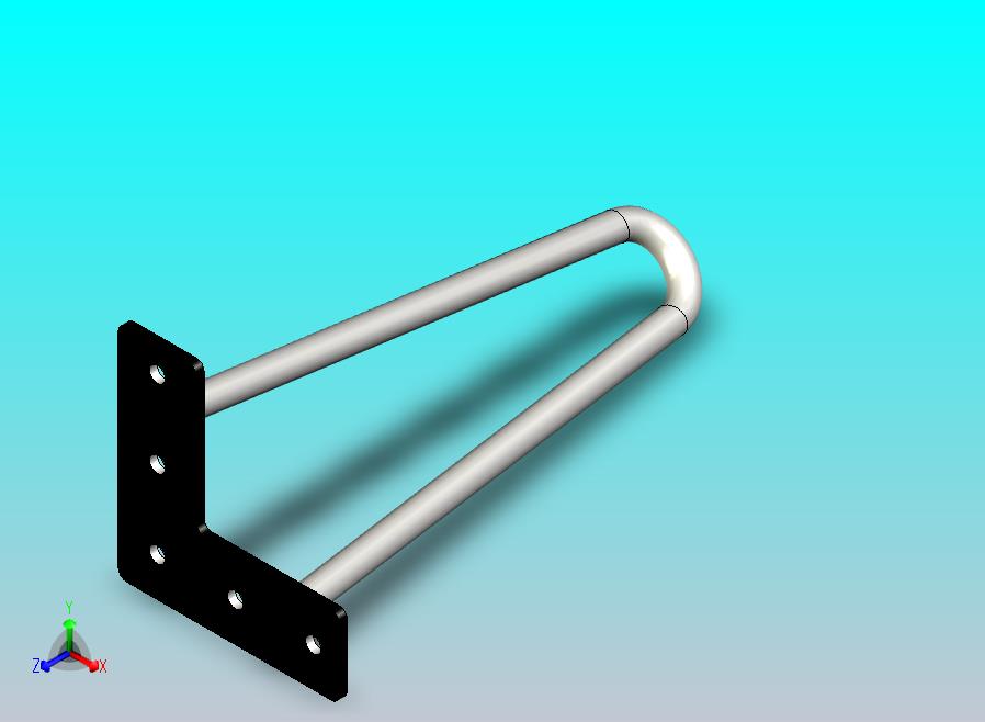 发夹家具腿200x10mm