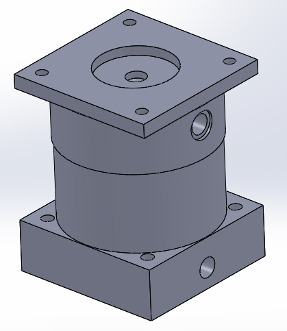 专用气缸80x10x28毫米