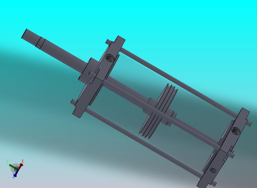 横拉杆气缸250x50x500 mm