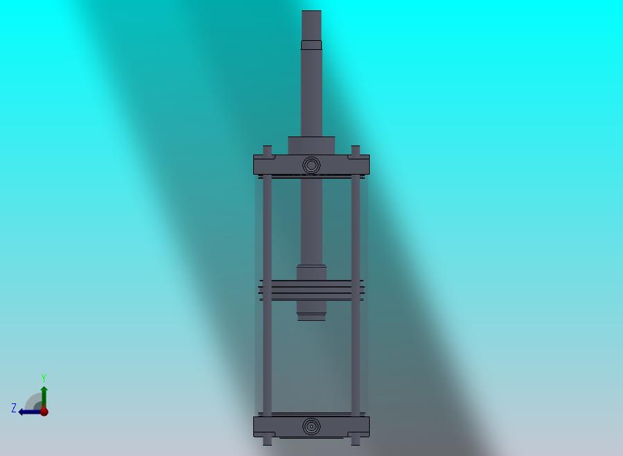 横拉杆气缸250x50x500 mm