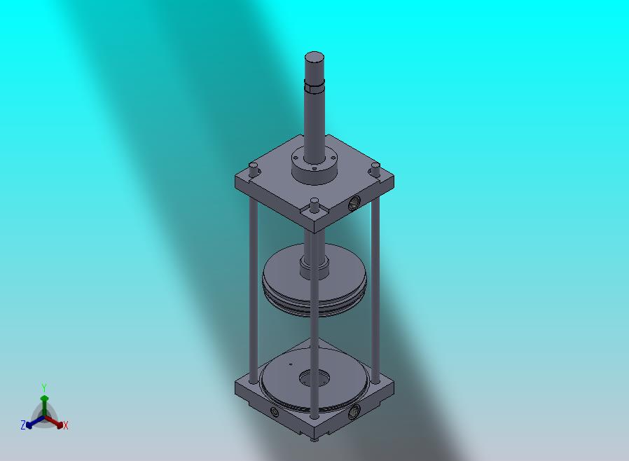 横拉杆气缸250x50x500 mm