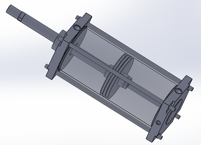 横拉杆气缸250x50x500 mm