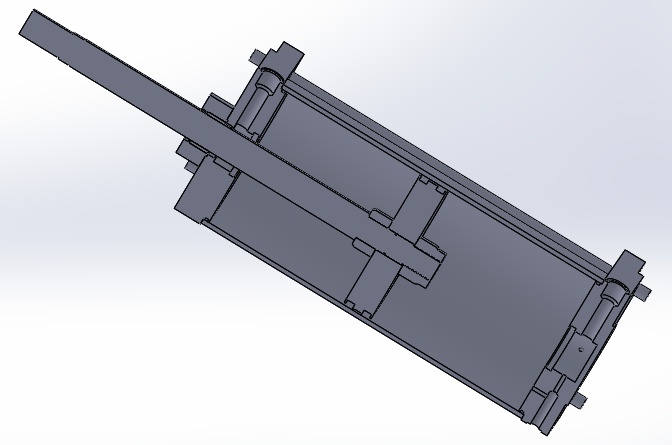 横拉杆气缸250x50x500 mm