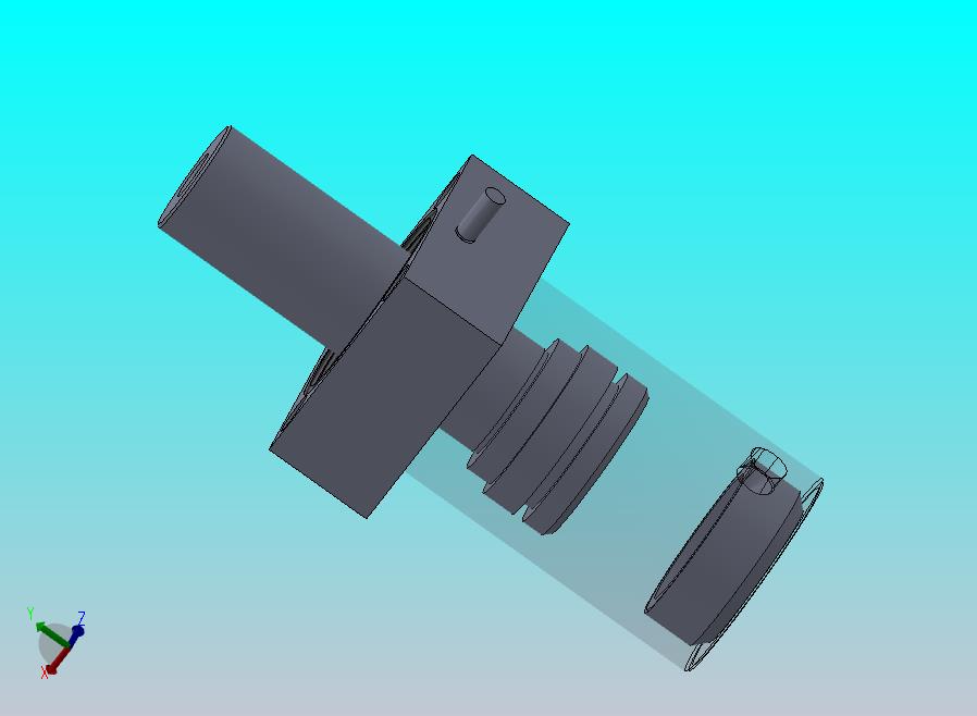 单作用液压缸（前法兰固定）65x45x62 mm