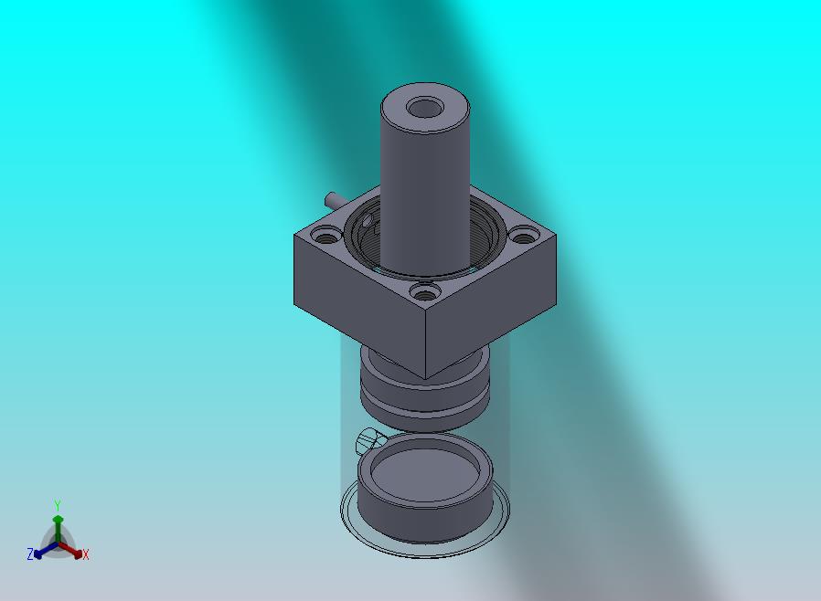 单作用液压缸（前法兰固定）65x45x62 mm