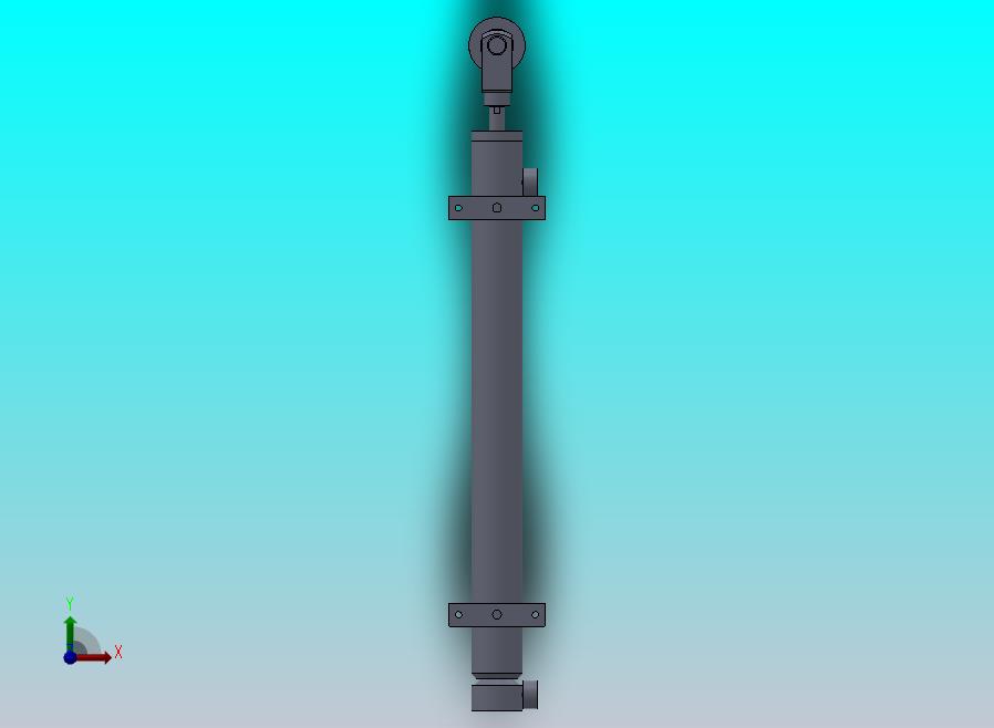 克拉克叉液压缸（带前脚和后固定）25x18.5x270 mm