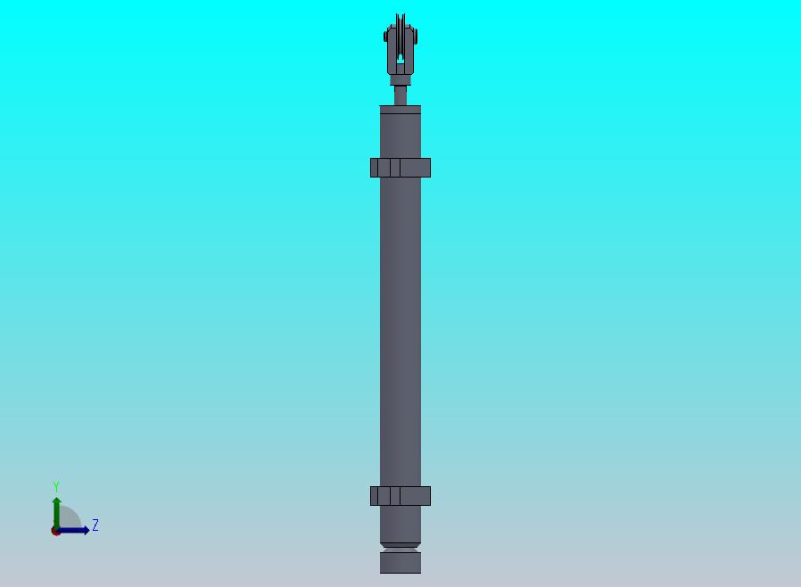 克拉克叉液压缸（带前脚和后固定）25x18.5x270 mm