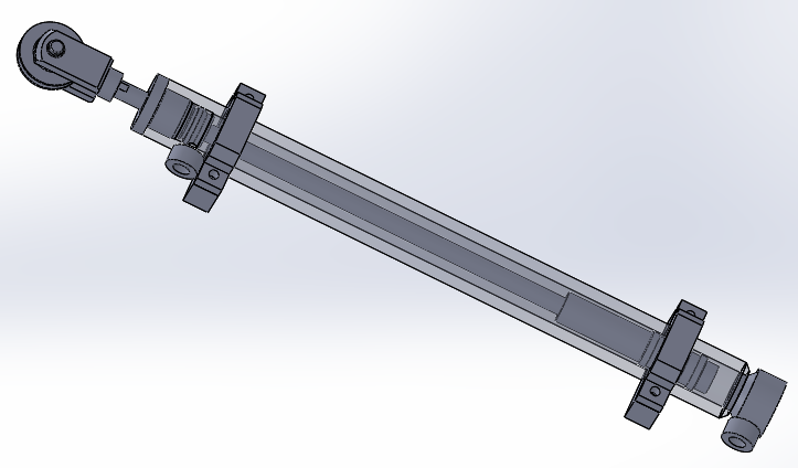 克拉克叉液压缸（带前脚和后固定）25x18.5x270 mm