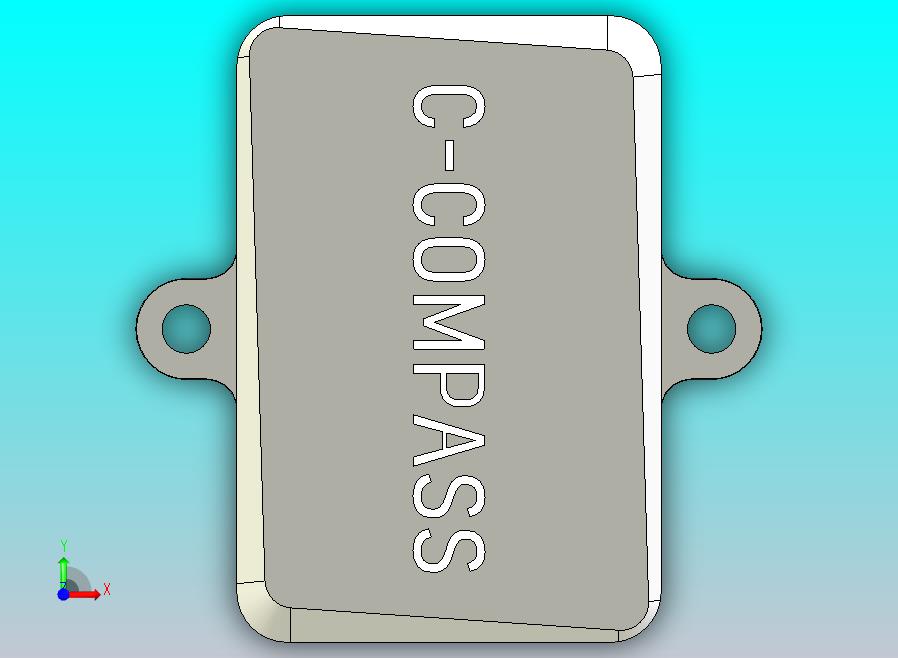 CUAV RM3100指南针的高质量3D模型。