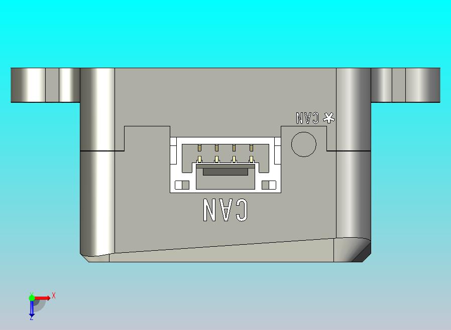 CUAV RM3100指南针的高质量3D模型。