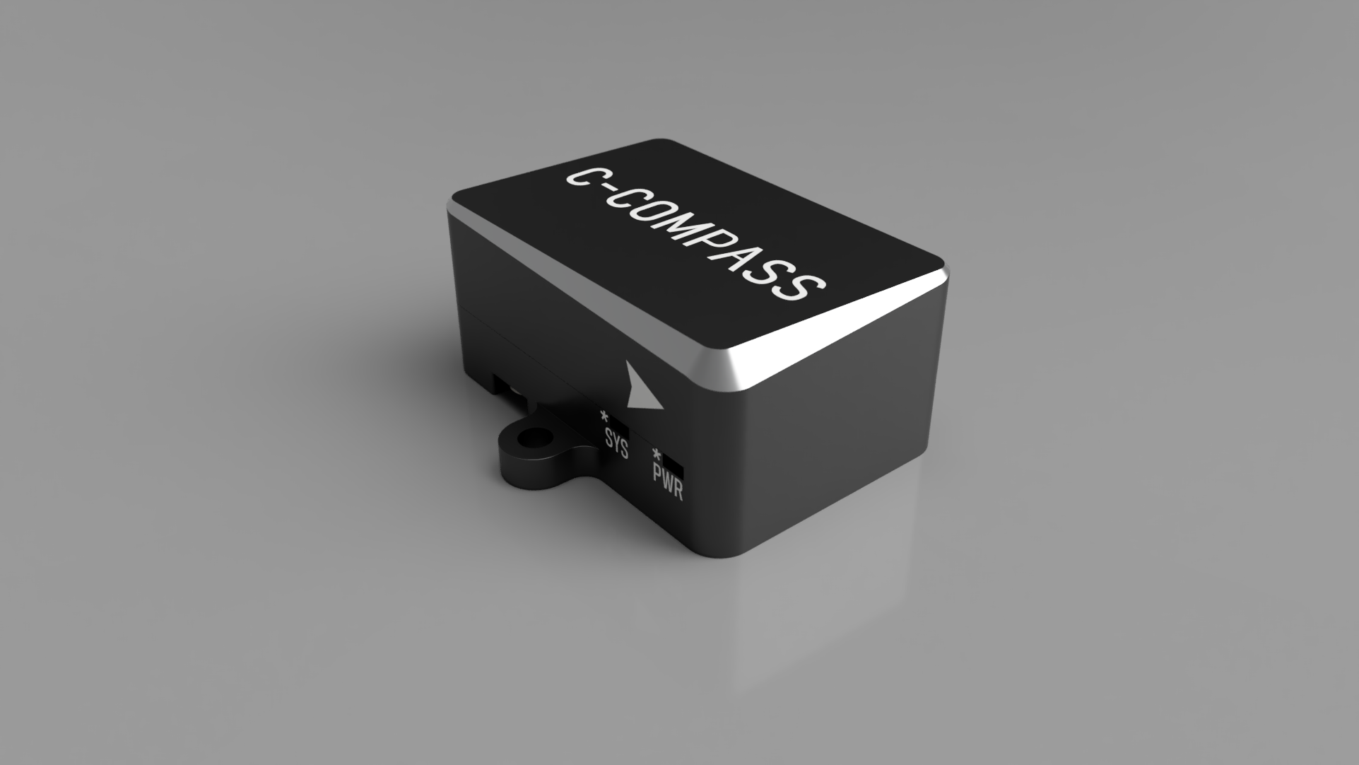 CUAV RM3100指南针的高质量3D模型。