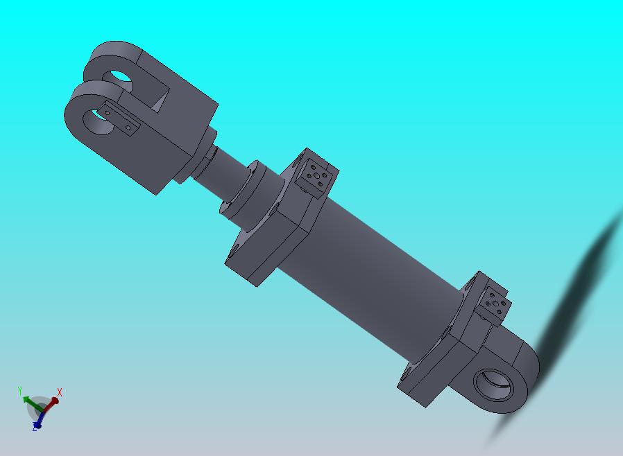 磨机型液压缸220x125x450 mm