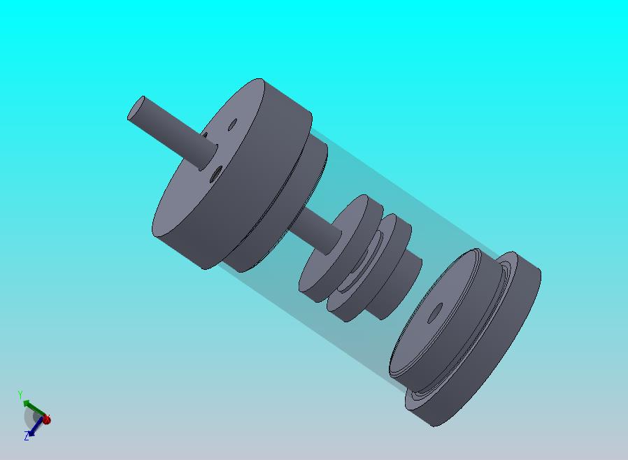 专用气缸50x10x35 mm