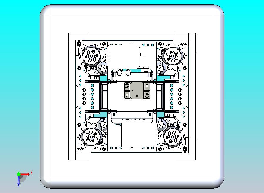 REV MAXSwerve模块的紧凑型转弯底盘