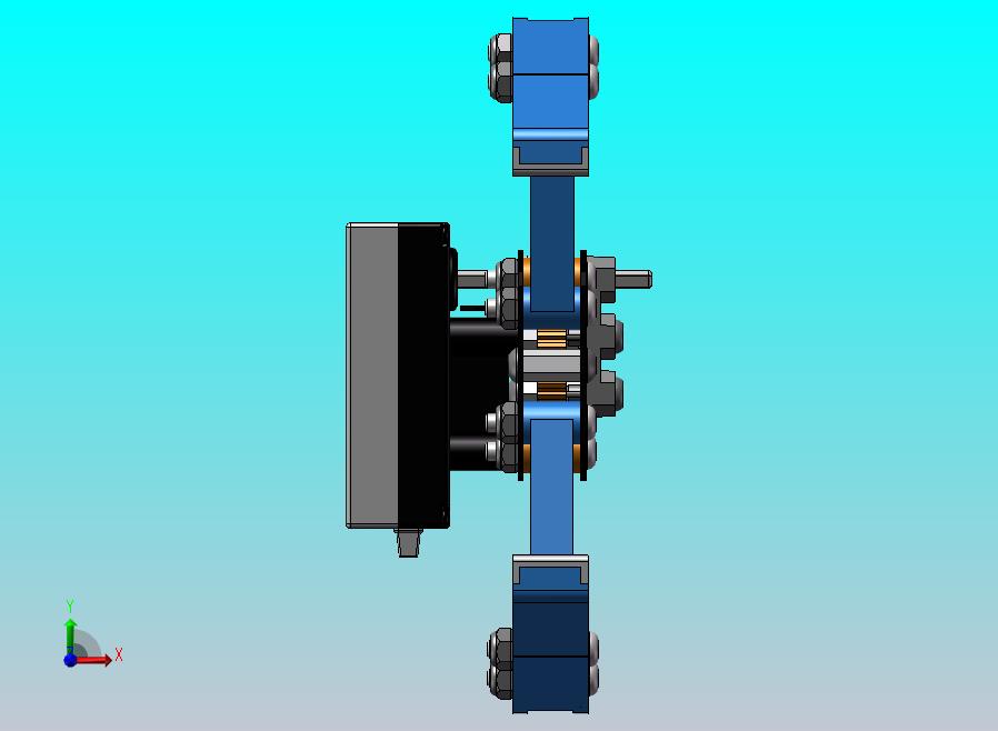 齿轮式机械爪模型