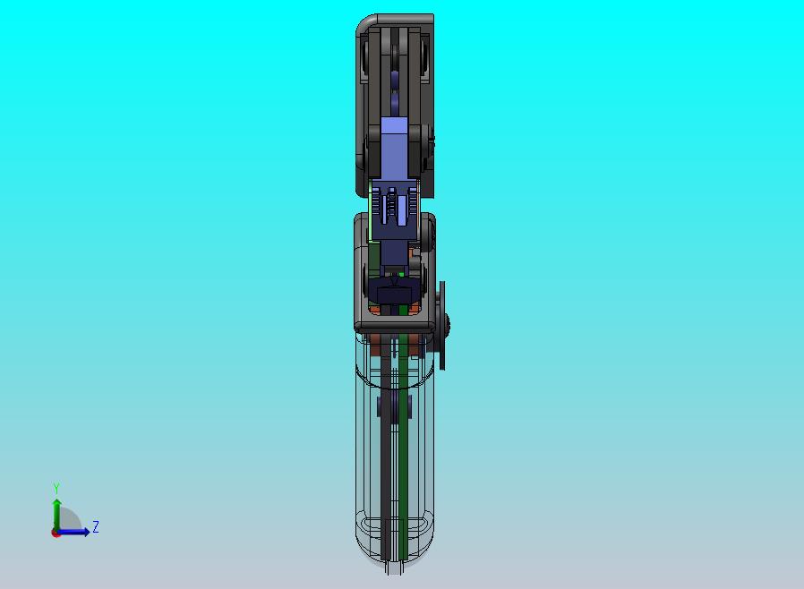 弹簧复位剥线钳模型