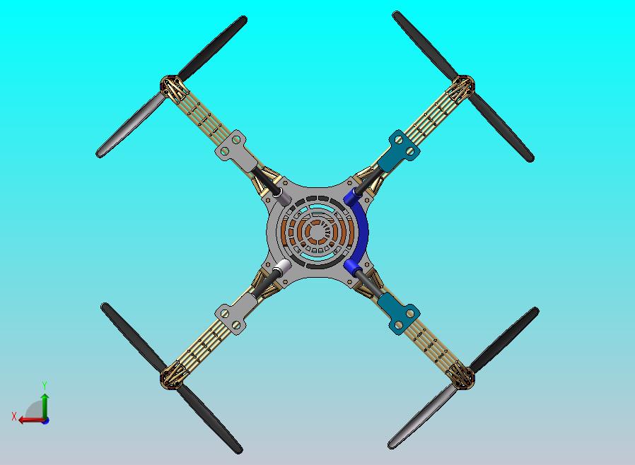 500轴距四旋翼无人机