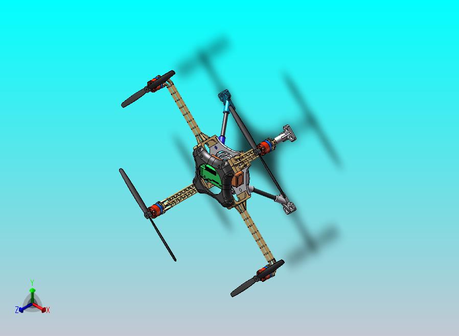 500轴距四旋翼无人机