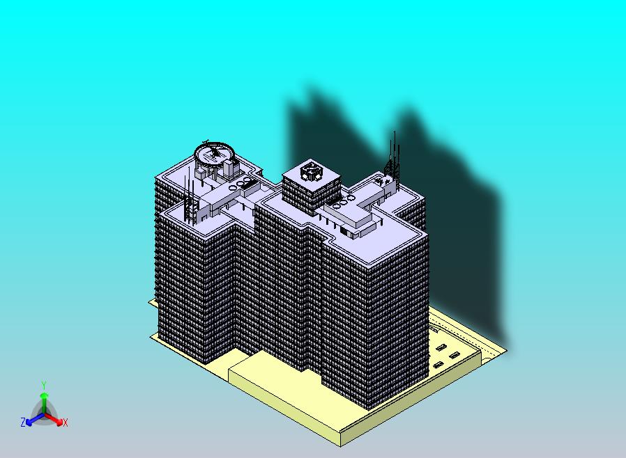 商业中心CATIA设计