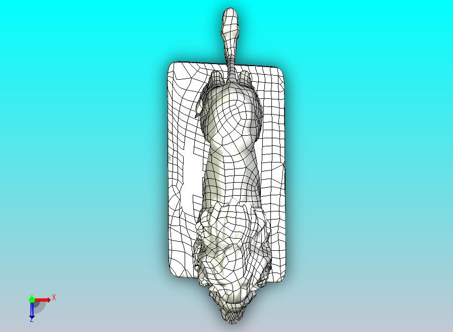 狮子雕像CATIA模型