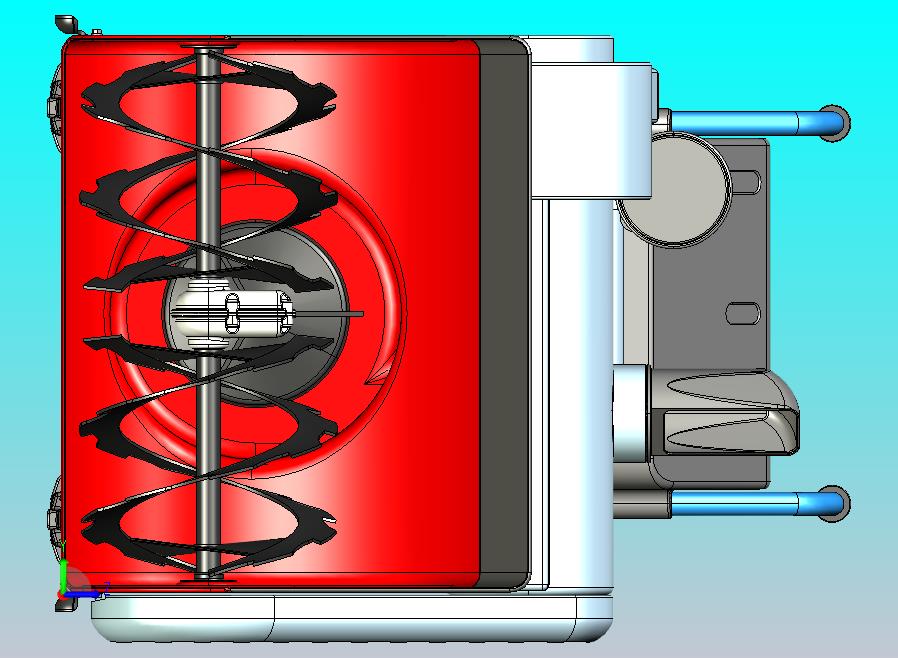 螺旋铲雪机模型