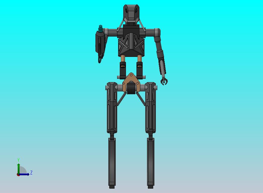 武装机器人简易造型