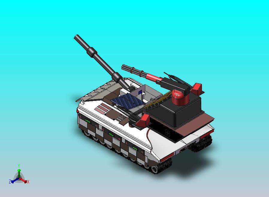 玩具坦克车模型