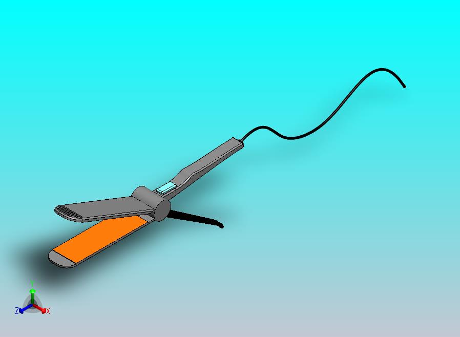 符合人体工学的直发器