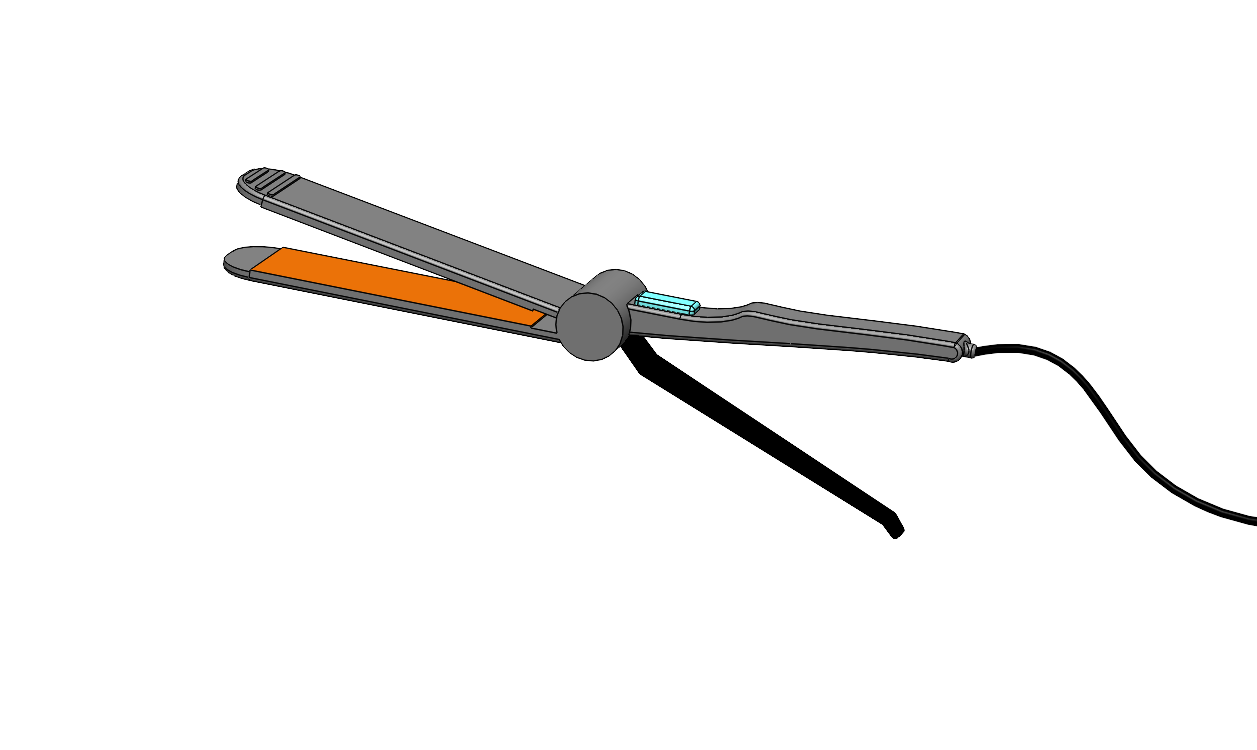 符合人体工学的直发器